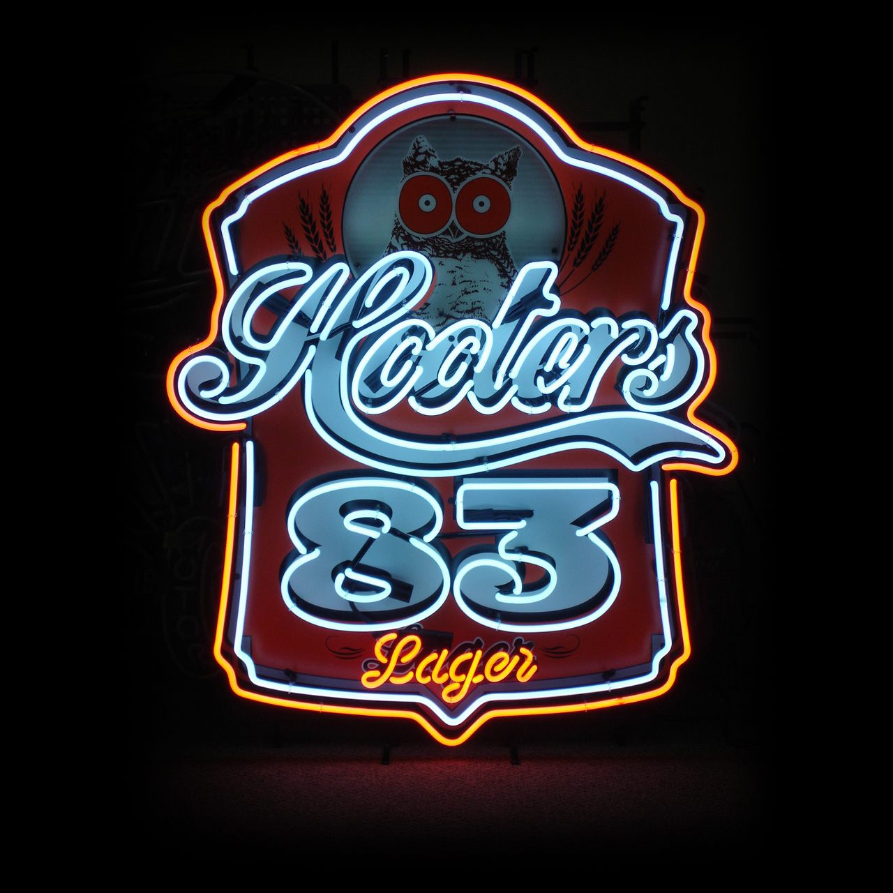 Hooters 83 Lager Custom Sign