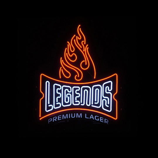 Legends Premium Lager Custom Sign