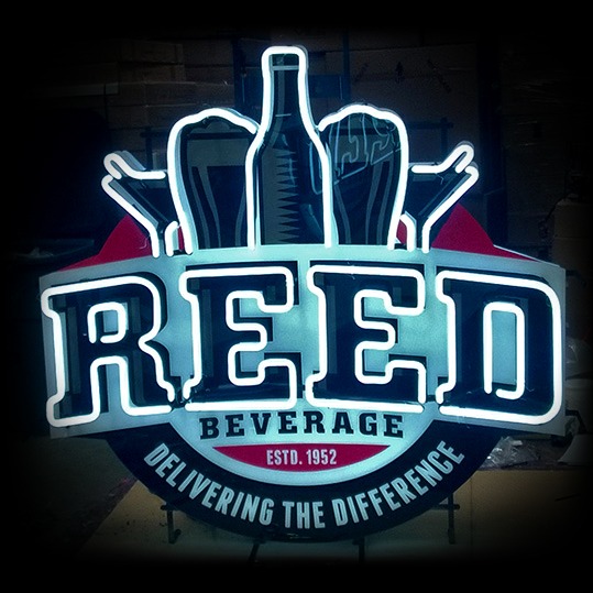 Reed Beverage Custom Sign