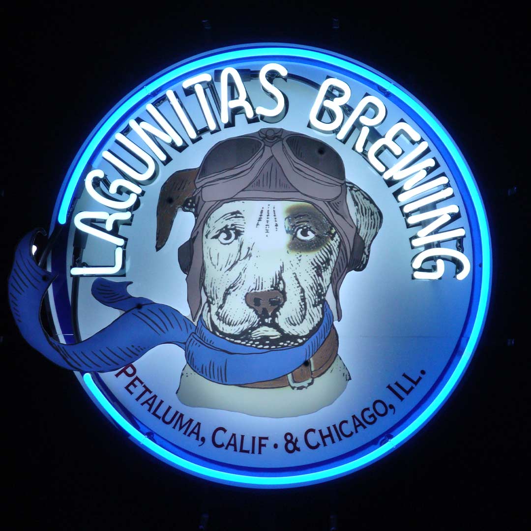 Lagunitas Brewing Dog Neon Sign