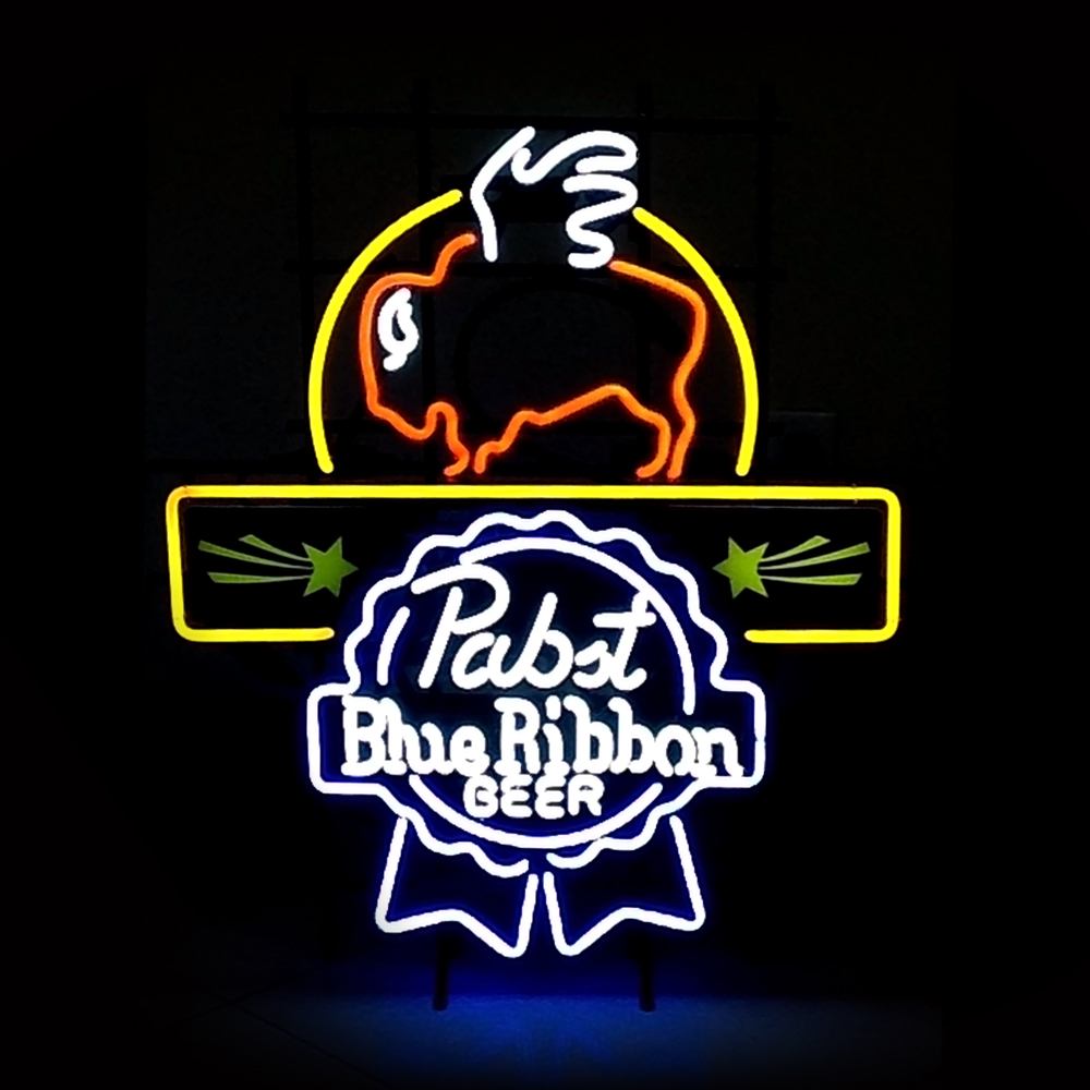 Pabst Blue Ribbon Beer Neon Sign