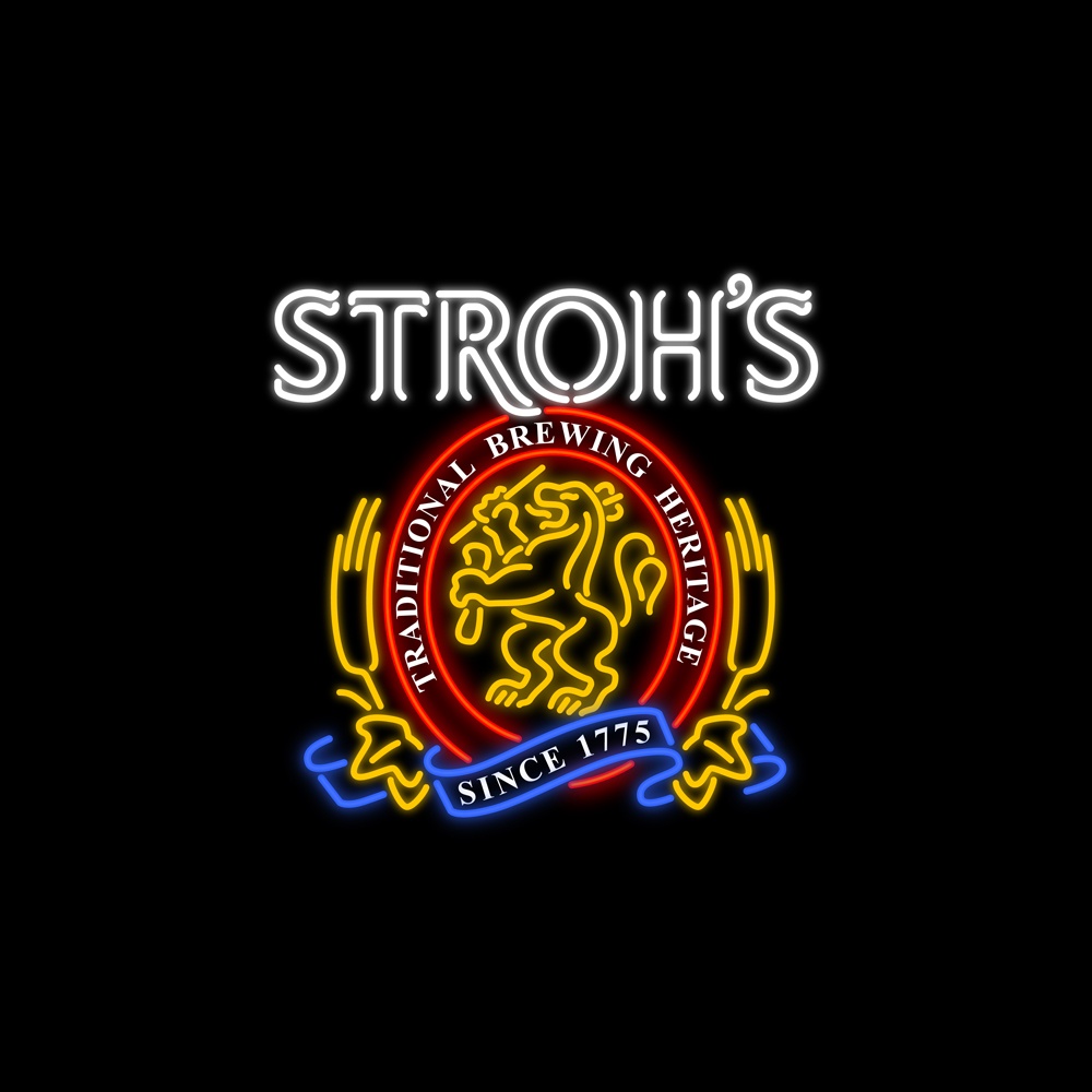 Stroh's Retro Sign
